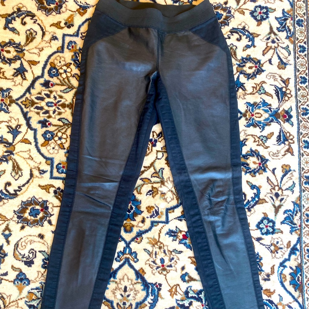 Rachel Roy vegan leather leggings size 0